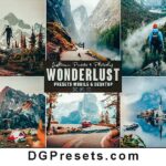 Free Wanderlust Photoshop Action and Lightroom Presets Preview