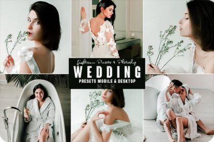 Free Wedding Photoshop Actions and Lightroom Presets Preview