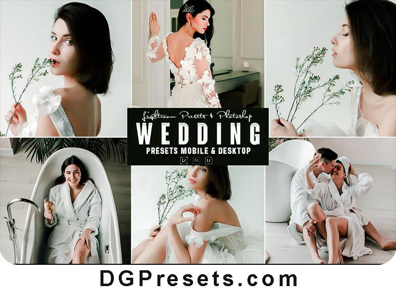 Free Wedding Photoshop Actions and Lightroom Presets Preview