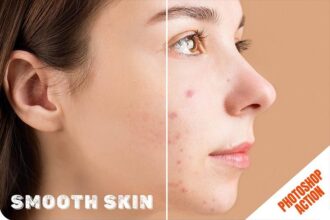 Smooth Skin Photoshop Action Free Download Preview