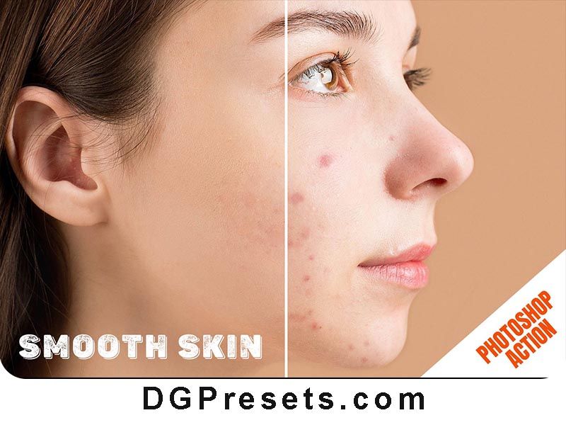 Smooth Skin Photoshop Action Free Download Preview